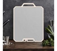 Tabla de cortar - Tabla de cortar de doble cara, no tóxica, antideslizante, resistente a los arañazos, tabla de preparación apta para lavavajillas, fácil de limpiar, para cortar, parrilla, servir