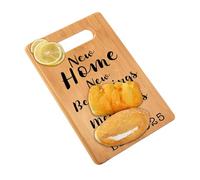 Tabla de cortar - Tabla de cortar para la cocina | Tabla de cortar de bambú, tabla de cortar natural, de doble cara, apta para alimentos, tabla de cortar para carne y pan