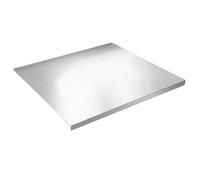 Tabla de Corte de Acero Inoxidable,Bandeja antideslizante para picar, alimentario,Tabla de cortar para carne, verduras, queso y carnicería | Para carne, verduras, pan, repostería, sushi, carnicería, c