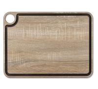 Arcos Tabla de Corte Ecológica - Fibra de Celulosa y Resina, Resistente al Lavavajillas, No Daña Cuchillos, 37.7 x 27.7 cm, Marrón, Ideal para Cocina y Alta Temperatura