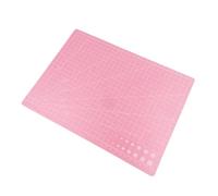 Tabla de Corte Tapete de corte A3 A4 A5, herramienta Cultural y educativa, almohadilla doble cara, tablero grabado artístico for bricolaje, artesanal arte Hecho A Mano(Pink,A4 Middle)