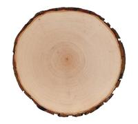 Tabla de corteza de fresno redonda - Disco de madera pulida, tamaño de la tabla: diámetro aprox. 16 cm