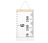 Tabla de crecimiento de altura del bebé | Tabla de pared extraíble para niños, marcador de crecimiento con indicadores de cordón, reutilizable para habitación de niños, sala de juegos, jardín de