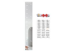 Tabla de crecimiento de altura, tabla de tallas para niños, medidor de altura reflectante, para sala de juegos, habitación infantil, estudio y guardería