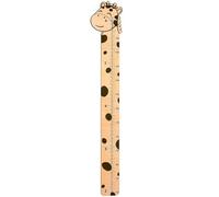 Tabla de crecimiento de madera, tabla de altura montada en la pared, tabla de crecimiento de dibujos animados de animales, medición precisa de la altura, construcción de madera duradera, resistente y