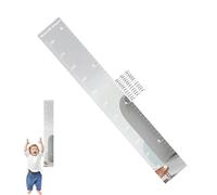 Tabla de crecimiento del espejo, altura plegable, calcomanías de regla, tabla de altura acrílica inastillable, espejo de medición corporal de niños, para decoración de pared de niños pequeños, tabla