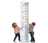 Tabla de Crecimiento Gráficos de Crecimiento Del Bebé con Patrón De dinosaurios De Dibujos Animados, Regla para Niños y Niñas, Extraíble Decorar Dormitorio Guardería Escuela