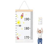 Tabla de crecimiento para niños, tabla de medición extraíble para niños, rastreador de crecimiento con cordón extraíble reutilizable para decoración del hogar, sala de juegos, herramienta de crianza