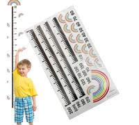 Tabla de crecimiento para pared, tabla de crecimiento de altura - Lindo listón para medir la altura - Regla de medición de altura, regla de pared para niños, decoración de pared para