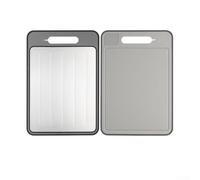 Tabla de descongelación eficiente con funciones de molienda y picado, herramienta de cocina para todas las cocinas (gris)