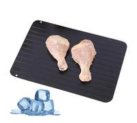 Tabla de Descongelar, Bandeja de Descongelación, Placa de Descongelación, Charola para Descongelar, para Descongelar Pescado, Carne de Res, Cerdo, Aves, Pollo y Alimentos Congelados, 23 x 16.8cm