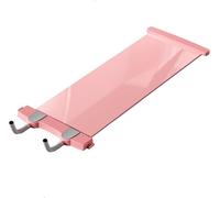 Tabla de deslizamiento 2-IN-1, Tapete de Pilates, Plancha de equilibrio, Tonificar piernas/glúteos/core, Super superficie lisa, Con fundas para zapatos, Equipo de ejercicio abdominal,(Pink,140*50cm)