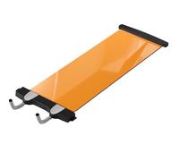 Tabla de deslizamiento 2-IN-1, Tapete de Pilates, Plancha de equilibrio, Tonificar piernas/glúteos/core, Super superficie lisa, Con fundas para zapatos, Equipo de ejercicio abdominal,(Orange,180*50cm)