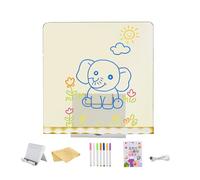 Tabla De Dibujo Brillante Para - Alfombra De Escritura Y Garabatos Con Conexión USB,Tablero De Escritura LED Borrable Con Marcadores,Para Niños Y Niñas, Sala De Juego, Hogar, Lugar De Trabajo,