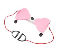 Tabla de ejercicios con cordón, tabla de giro, con cordón, herramienta de fitness, tabla de ejercicios abdominales de pie, capacidad de carga de 100 kg, para masaje de pies, cintura y entrenamiento de