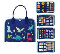 Tabla de ejercicios de fieltro Montessoris, estación de día, mochila de aprendizaje portátil, equipo de viaje, kit de accesorios profesionales fiables, artículos de papelería, protector de educación