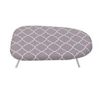 Tabla de encimera de Viaje de encimera de encimera de Tela de Plancha de Tela de Mesa Plegable con Cubierta de algodón extraíble Fiesta no Deslizante para Habitaciones de Costura (Cuadrícula de Moda)