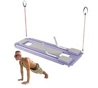 Tabla de entrenamiento | con rodilleras y rodillo abdominal plegable, para entrenamiento de fuerza, para entrenamiento de fuerza de cuerpo entero, adultos, hombres, mujeres, atletas, gimnasio, oficina