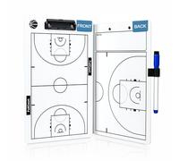 Tabla de entrenamiento de baloncesto, versión 2026, portapapeles de baloncesto de doble cara para entrenadores, pizarra blanca de borrado en seco para entrenadores, tableros de marcadores sólidos
