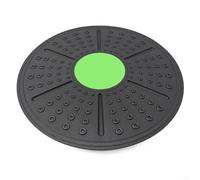 Tabla de entrenamiento de estabilidad para activación central y coordinación neuromuscular utilizando patrones de movimiento giratorio y de inclinación multieje (negro y verde)