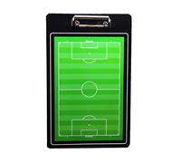 Tabla de entrenamiento de fútbol, pizarra blanca para entrenadores, diseño de doble cara, resistente y duradera, para entrenamiento/competición/lecciones