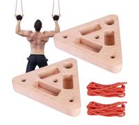 Tabla de entrenamiento para escalada | Refuerzo triangular de madera para el agarre de las manos con bolsillos de profundidad variable,Tabla de escalada con bolsillos profundos | Para apartamento, pa