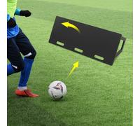 Tabla de entrenamiento portátil de rebote de fútbol, tabla de rebote plegable de doble ángulo, para control de pelota, control de pelota, ejercicios de ajuste y entrenamiento de tiro, 115 x 45 x 42 cm