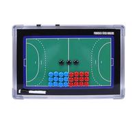 Tabla de Entrenamiento Táctica Balonmano, Tabla Entrenamiento Pelota de Voleibol, con Marcadores y Piezas Ajedrez Magnéticas, Disponible a Doble Cara, para Entrenamiento(Handball)