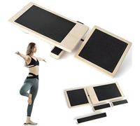 Tabla de Equilibrio de Una Pierna，Suuwwn Entrenador de Tobillo y Pie de Madera entrenador de pie para el tobillo fortalecedor de madera fortalecimiento eficaz del pie y estabilización del pie para