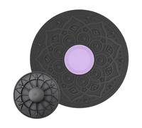 Tabla de equilibrio: entrenador de equilibrio de 11,81 pulgadas, tabla oscilante portátil antideslizante, tala de equilbrio de pie púrpura | Cómoda tablla oscilante a prueba de golpes para entrenamie