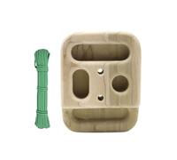 Tabla de escalada portátil, ligera, para interiores y exteriores, de madera, para entrenamiento de dedos, fortalecedor de agarre