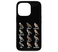 Tabla de Especies de Aves Rapaces Rapaces Carcasa para iPhone 13 Pro