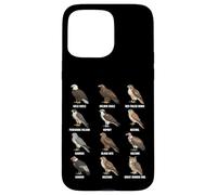 Tabla de Especies de Aves Rapaces Rapaces Carcasa para iPhone 15 Pro MAX