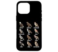 Tabla de Especies de Aves Rapaces Rapaces Carcasa para iPhone 16 Pro MAX
