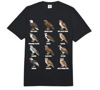 Tabla de Especies de Aves Rapaces Rapaces Comfort Colors Adult Heavyweight T-Shirt