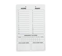 Tabla de estrategia de béisbol de 14 x 9 pulgadas, pizarra blanca de doble cara de PVC, planificación de práctica deportiva para entrenadores de béisbol y softbol, 13,78 x 8,66 pulgadas