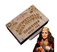 Tabla de fantasmas en miniatura Ouija | Tabla fantasma en miniatura de Ouija de Planchettes Set de Tabla Fantasma Hablando Spiritboard Ornament Decoraciones de Halloween, Herramientas de adivinación