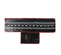 Tabla de Fileteado de do - 140 X 35 cm Alfombrilla Portátil Enrollable Antideslizante,Alfombrilla De, Desanzuelo Y Medición - Para Lubina, Camping, Orilla, Lago, Río, Playa Y Bote