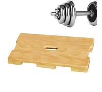 Tabla de fitness de madera | Tabla elástica de madera natural para gimnasio | Placa de entrenamiento ajustable para fortalecimiento del núcleo y flexibilidad para recuperación de pilates y práctica en