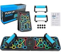 Tabla de flexiones, 17 en 1 multifunción, dispositivo de entrenamiento en el hogar, tabla de empuje plegable, herramientas de prensa portátil, tabla de ejercicios, eficaz para entrenar los músculos