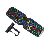 Tabla de flexiones - Panel de Entrenamiento, Equipo de Ejercicios Plegable Antideslizante | Equipo Multifuncional para el Acondicionamiento de los Músculos del Pecho para