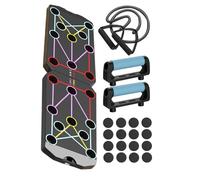 Tabla de flexiones plegable - Tabla de ejercicios multifuncional para entrenamientos en casa, de soporte para flexiones que fortalece pecho, hombros, tríceps y core durante el ejercicio corpor