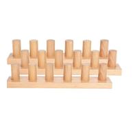 Tabla de ganchillo de hilo, configuración para hacer mantas cálidas, escala de extensión de 46 pulgadas, accesorio de máquina de bufanda fácil de coser, piezas de madera pesada de 1,456 kg