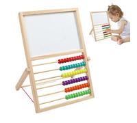 Tabla de garabatos infantil - Bloque de escritura para niños, juguetes de aprendizaje por actividad magnética | Tablero de dibujo borrable juegos de viaje para niños con soporte de cálculo, ta