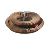 Tabla de garras Organ para gato, juguete de acordeón plegable para gatos con bola - juego para simulación caza estimulación mental ejercicio - interior exterior salón