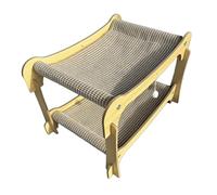 Tabla de garras para gato,Rascador moderno de 2 capas con asiento y nicho - Protección Muebles Sofá para Escalada | Casa Apartamento Alfombra