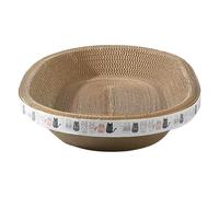Tabla De Garras Para Gatos Juguete De Cartón Impermeable De Forma Oval | Alfombra de garras de interior para gatitos mascota escalada al aire libre para Navidad salón percha casa