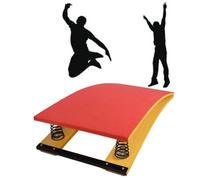Tabla de gimnasia para niños, bóveda curvada portátil con resorte de acero y almohadilla de salto para clubes deportivos y artes marciales