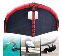 Tabla de hidroala inflable para kitesurf, surf de alas y vela, ligera, portátil con ventana transparente