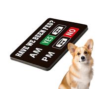 Tabla de horarios de alimentación para cachorros - Panel alimentado para perros con imán | Signo de la Fed | El perro ha sido signos del gobierno federal | Tablero de alimentación para perros | Aima